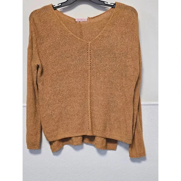 Women's Ces Femme Sweater, Size M, Camel - Picture 1 of 6